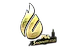 Sticker | Copenhagen Flames (Gold) | Stockholm 2021