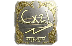 Sticker | Cxzi (Gold) | Austin 2025