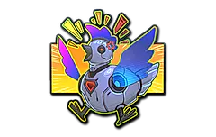 Sticker | Cyber Chicken (Holo)