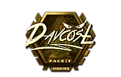 Sticker | DavCost (Gold) | London 2018