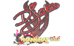 Sticker | Djoko (Glitter) | Shanghai 2024