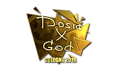 Sticker | Dosia (Gold) | Cologne 2016