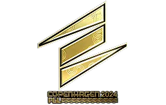 Sticker | ECSTATIC (Gold) | Copenhagen 2024