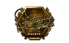 Sticker | Edward (Gold) | London 2018
