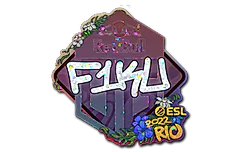 Sticker | F1KU (Glitter) | Rio 2022
