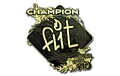 Sticker | FL1T (Gold, Champion) | Rio 2022