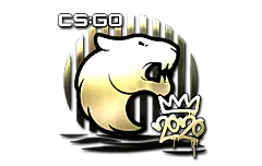 Sticker | FURIA (Gold) | 2020 RMR