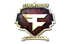 Sticker | FaZe Clan (Gold) | Berlin 2019