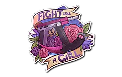 Sticker | Fight like a Girl