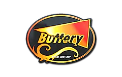 Sticker | Flame Buttery (Holo)