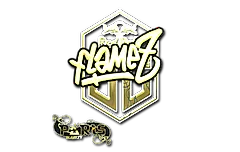 Sticker | FlameZ (Gold) | Paris 2023