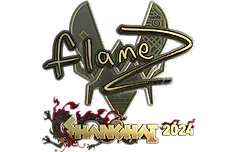 Sticker | FlameZ (Gold) | Shanghai 2024