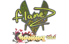 Sticker | FlameZ (Holo) | Shanghai 2024