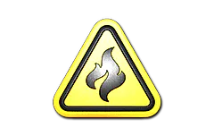 Sticker | Flammable (Foil)