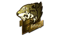Sticker | Flash Gaming (Gold) | Boston 2018