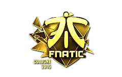 Sticker | Fnatic (Gold) | Cologne 2016