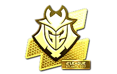 Sticker | G2 Esports (Gold) | Atlanta 2017