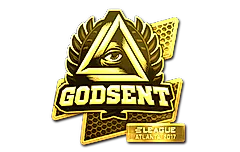 Sticker | GODSENT (Gold) | Atlanta 2017
