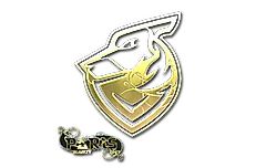 Sticker | Grayhound Gaming (Gold) | Paris 2023