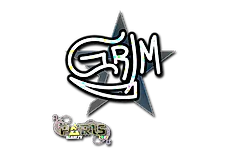 Sticker | Grim (Glitter) | Paris 2023