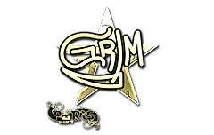 Sticker | Grim (Gold) | Paris 2023
