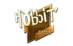 Sticker | Hobbit (Gold) | Boston 2018