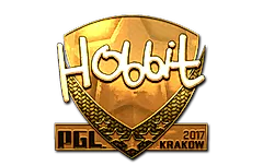 Sticker | Hobbit (Gold) | Krakow 2017