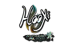 Sticker | HooXi (Glitter) | Antwerp 2022