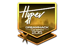 Sticker | Hyper (Gold) | Cluj-Napoca 2015