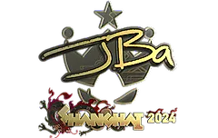Sticker | JBa (Gold) | Shanghai 2024