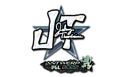Sticker | JT (Glitter) | Antwerp 2022