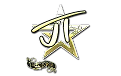 Sticker | JT (Gold) | Paris 2023