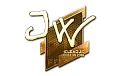 Sticker | JW (Gold) | Boston 2018