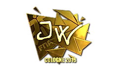 Sticker | JW (Gold) | Cologne 2016