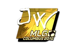 Sticker | JW (Gold) | MLG Columbus 2016