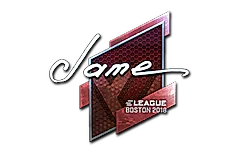 Sticker | Jame (Foil) | Boston 2018