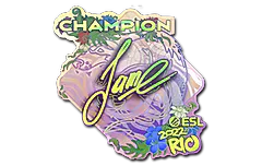 Sticker | Jame (Holo, Champion) | Rio 2022