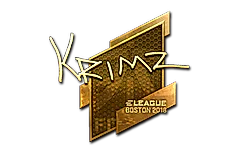 Sticker | KRIMZ (Gold) | Boston 2018