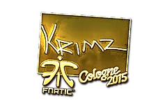 Sticker | KRIMZ (Gold) | Cologne 2015