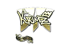 Sticker | KRIMZ (Gold) | Paris 2023