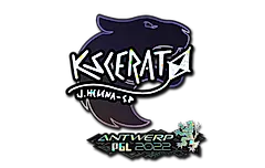 Sticker | KSCERATO (Glitter) | Antwerp 2022