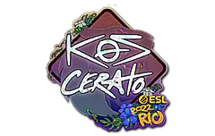Sticker | KSCERATO (Glitter) | Rio 2022