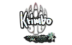 Sticker | Krimbo (Glitter) | Antwerp 2022