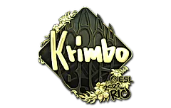 Sticker | Krimbo (Gold) | Rio 2022