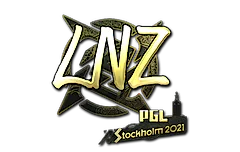 Sticker | LNZ (Gold) | Stockholm 2021