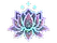 Sticker | Lotus (Glitter)