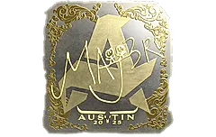 Sticker | MAJ3R (Gold) | Austin 2025