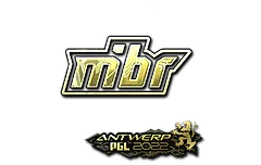 Sticker | MIBR (Gold) | Antwerp 2022