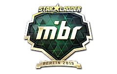 Sticker | MIBR (Gold) | Berlin 2019