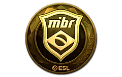 Sticker | MIBR (Gold) | Katowice 2019